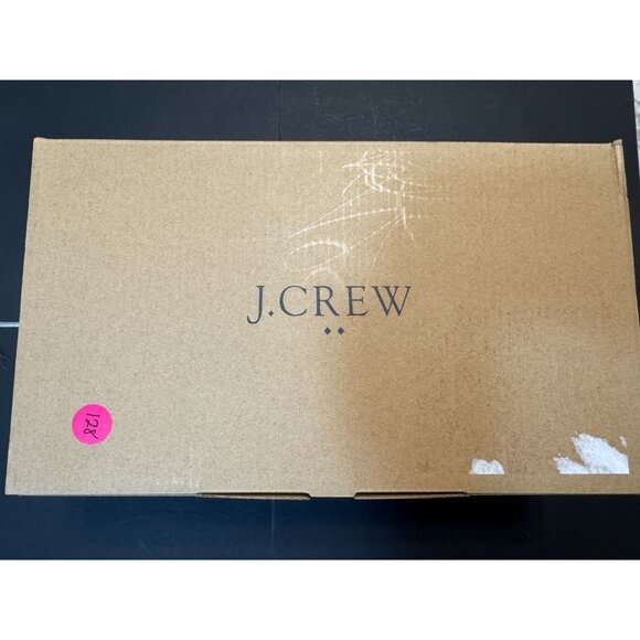 J. Crew Factory Canvas Mary Jane Slingback Heels Neutral Black US Size 8.5 - Picture 9 of 10